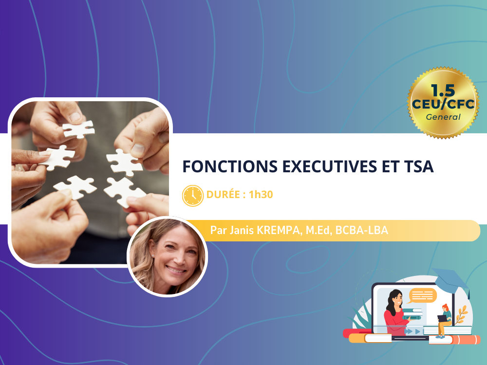 Fonctions exécutives et TSA