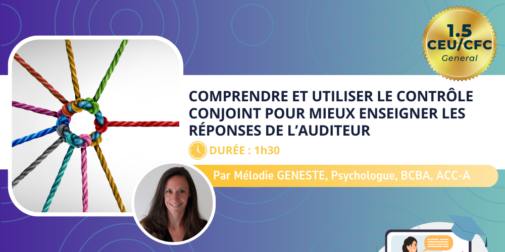 F-140 . Comprendre et utiliser le contrôle conjoint pour mieux enseigner les réponses de l'auditeur