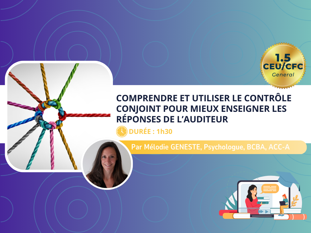 Comprendre et utiliser le contrôle conjoint pour mieux enseigner les réponses de l'auditeur
