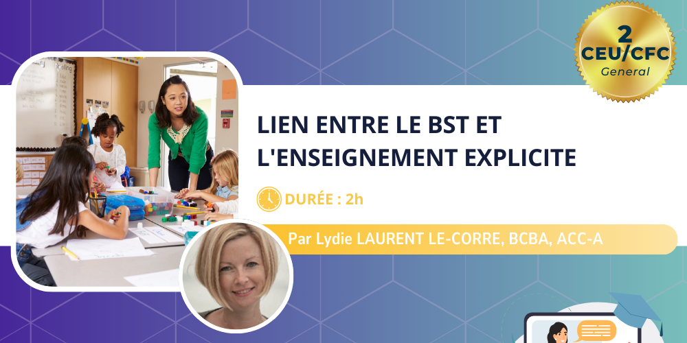 F-178 . Lien entre le BST et l'enseignement explicite