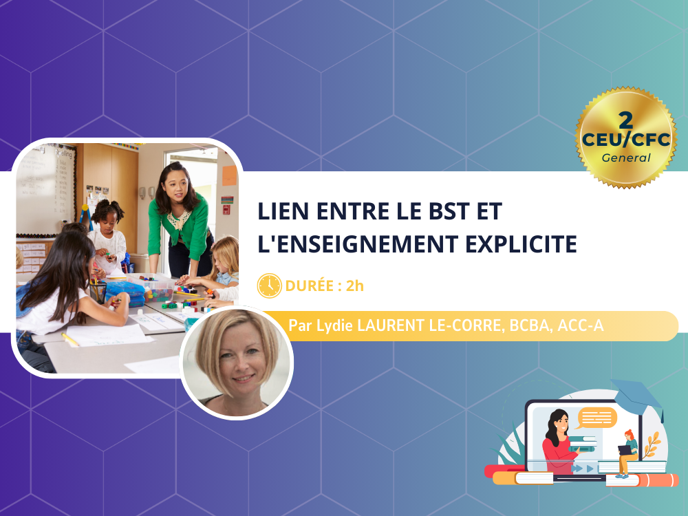 Lien entre le BST et l'enseignement explicite